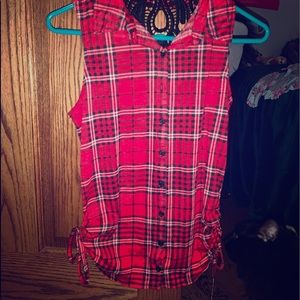 Flannel tank top!